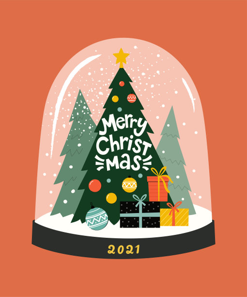 圣诞贺卡。图片下载