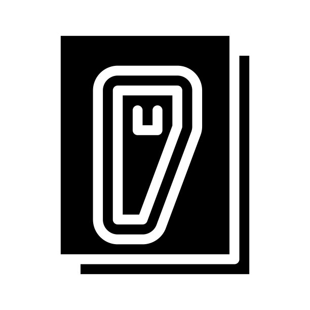 缝纫模式字形图标向量黑色插图图片下载