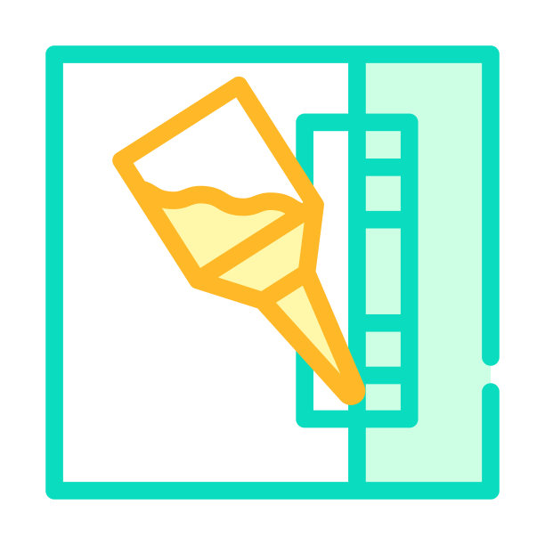 粘细节颜色图标矢量平面插图图片下载