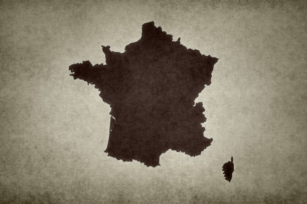 法国的Grunge地图图片下载