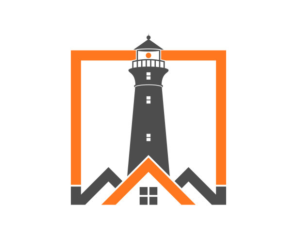 房屋房地产与灯光房子内的矩形图片下载