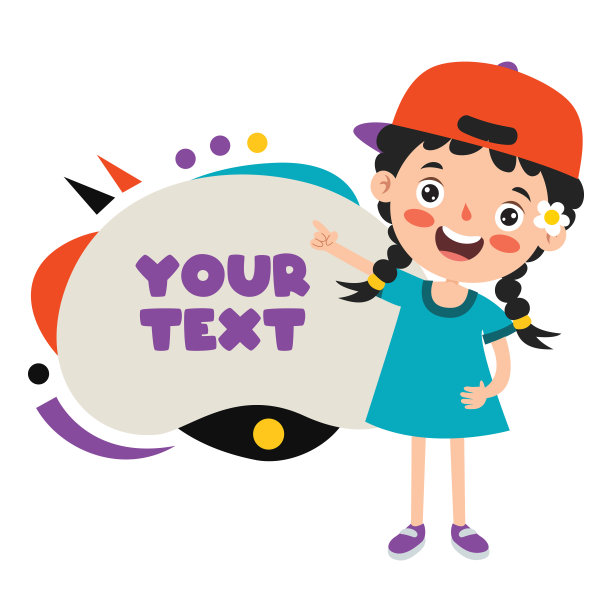 有趣的孩子展示和指图片下载