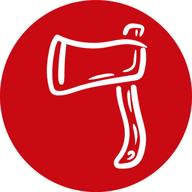 斧头武器格挡风格图标图片下载