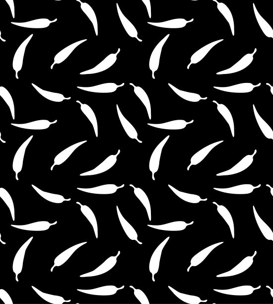 无缝图案的墨西哥蔬菜红、绿、黄、苦辣椒上的黑色背景，菜单封面为墨西哥餐馆或打印在织物上图片下载