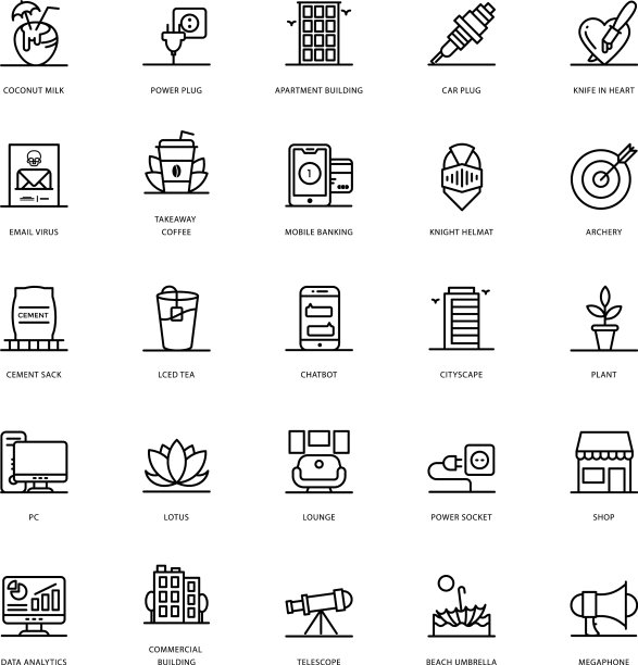 饮料系列图标包图片下载