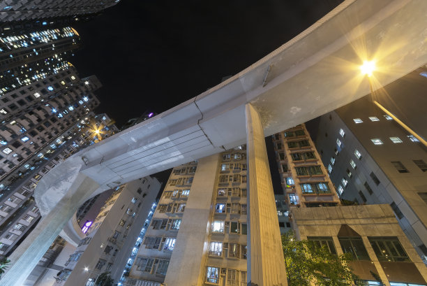 中国香港城市高架路图片下载