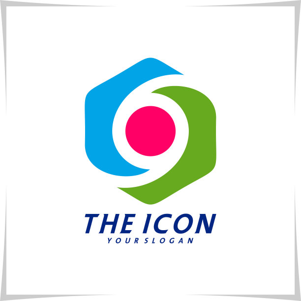 六角眼标志设计模板六角s标志图片下载