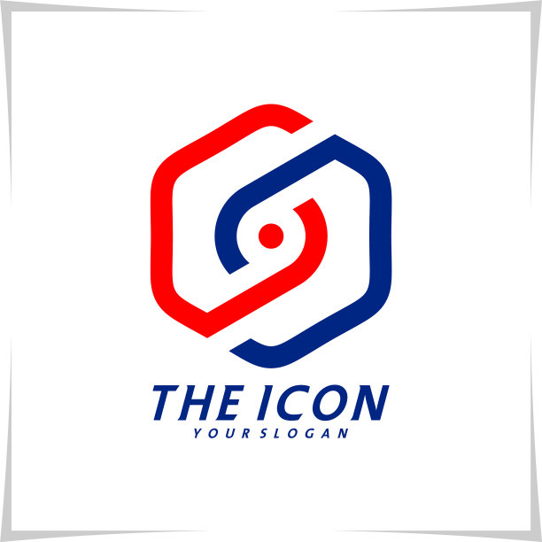 六角眼标志设计模板六角s标志图片下载