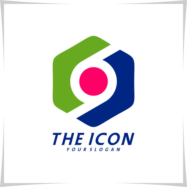 六角眼标志设计模板六角s标志图片下载