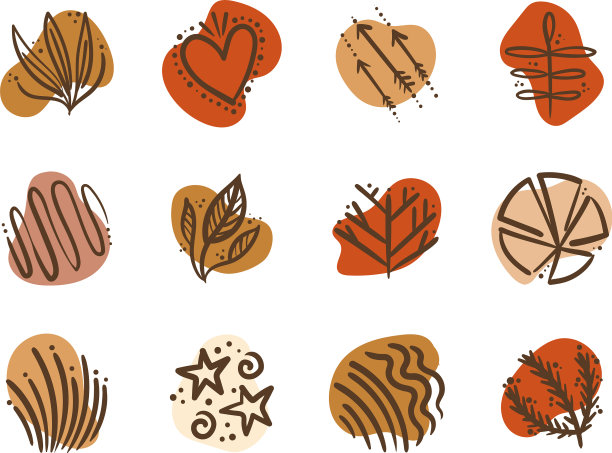 捆绑波西米亚集图标图片下载