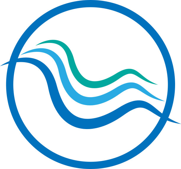 波浪标志图标集图片下载