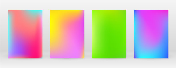 柔和的彩色彩虹渐变设置颜色背景图片下载