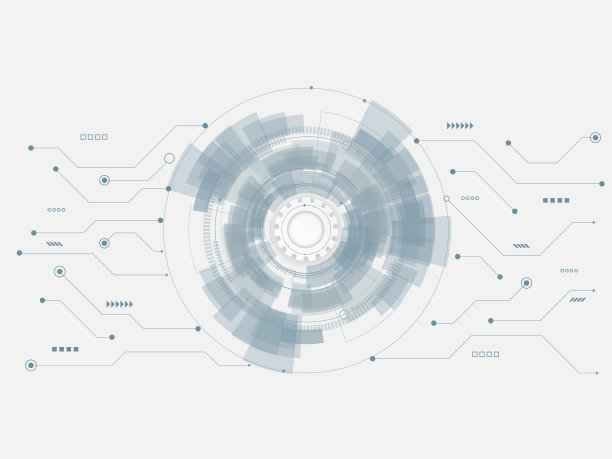 摘要齿轮圆技术背景图片下载