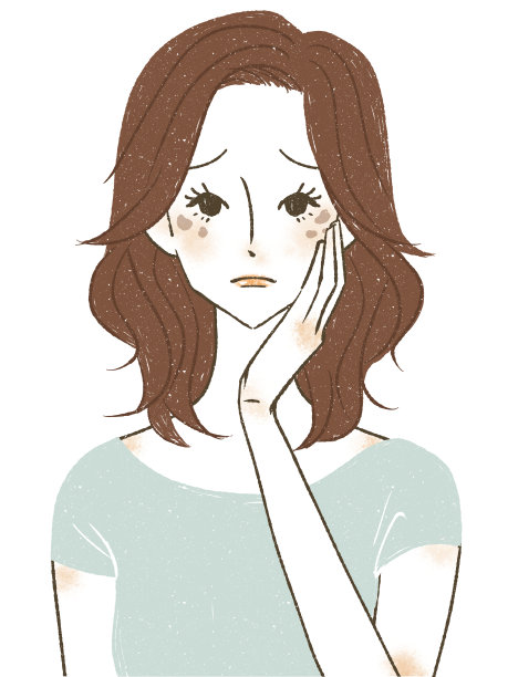 脸上有污点的女人图片下载