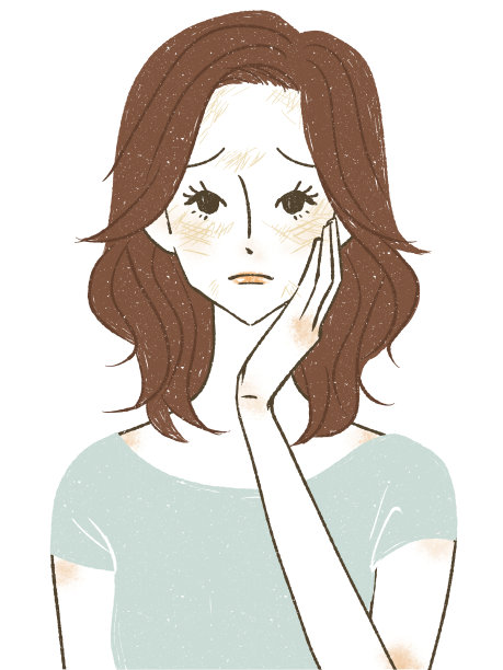 皮肤干燥的女性图片下载