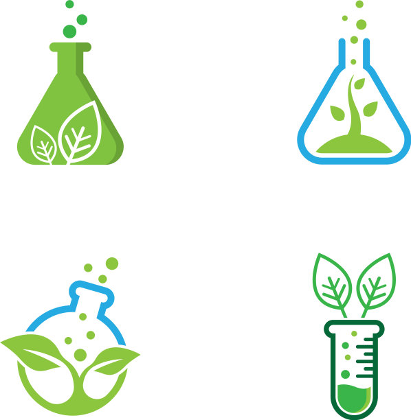 天然实验室标志图标图片下载