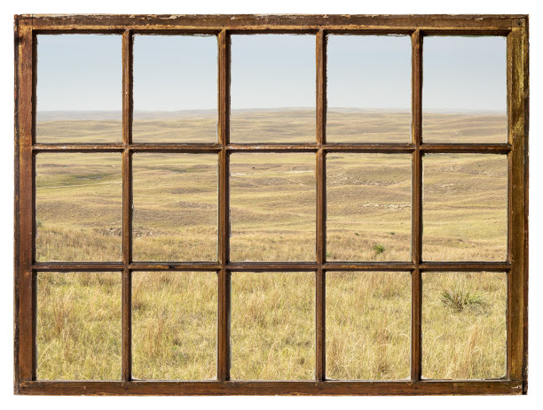 内布拉斯加沙丘在晴朗的雾天图片下载