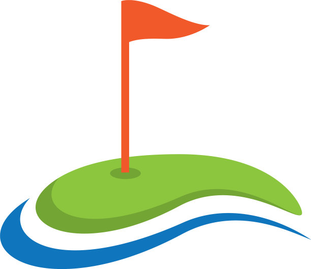 高尔夫标志模板图标图片下载