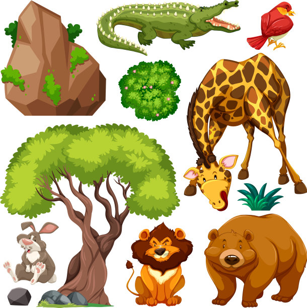 9、动物和自然集可爱图片下载