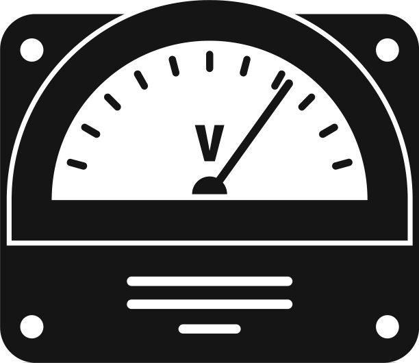 电压表图标样式简单图片下载