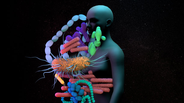 人体微生物群，是所有生活在人体内外的微生物的遗传物质。图片下载