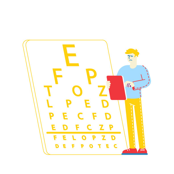 近视或近视眼疾病图片下载