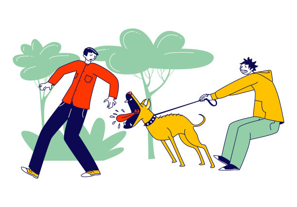 吓得路人男冲向狗图片下载