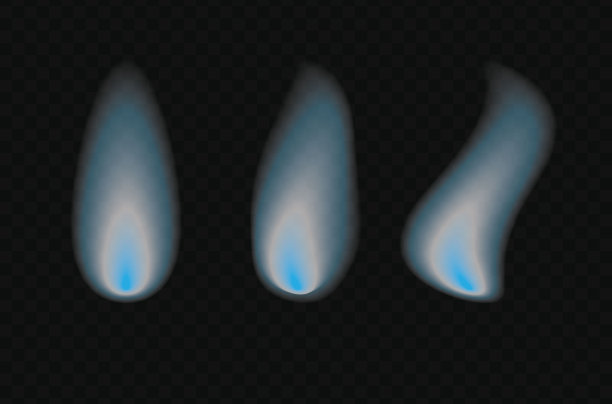 一套逼真的蜡烛火火焰模板为您的设计图片下载