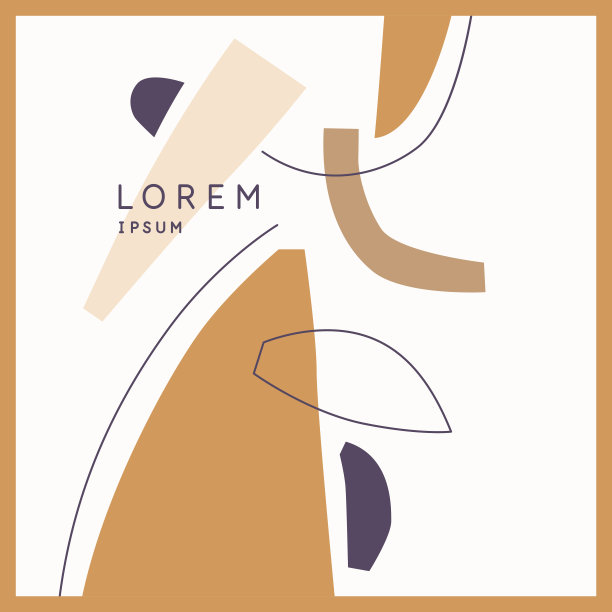 流行风格的以抽象元素为主的艺术作品。你的设计背景。博客和网站的海报。图片下载