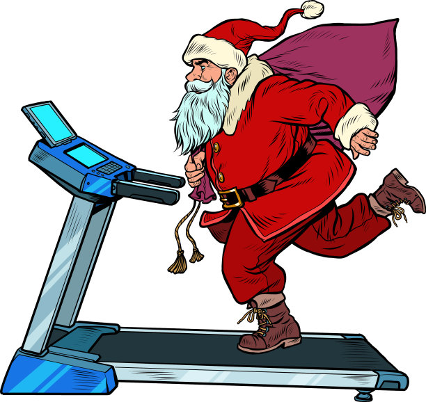 跑步机是锻炼健身的运动器材图片下载