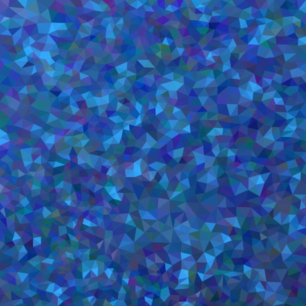 抽象的蓝色三角形背景。图片下载