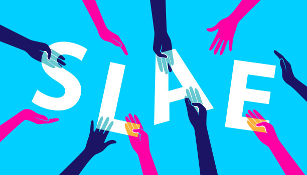 促销海报，上面有手拿字母。图片下载