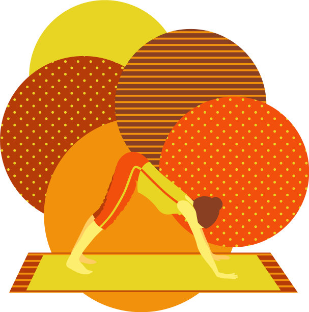 彩色可爱的无脸女孩做下图片下载