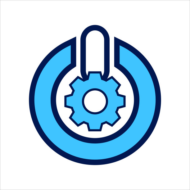 设置图标。设置与权力符号。权力设置的概念。矢量插图，矢量图标概念。图片下载