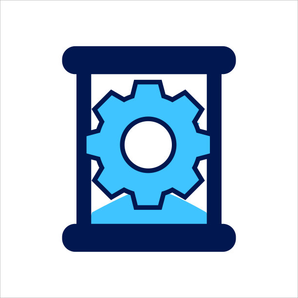 设置图标。设置为沙漏符号。时间管理的概念。矢量插图，矢量图标概念。图片下载