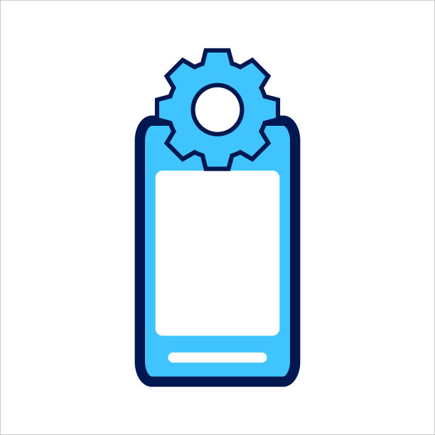 设置图标。设置与智能手机符号。矢量插图，矢量图标概念。图片下载