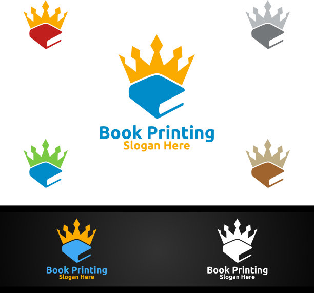 书籍印刷公司为图书销售设计标志图片下载