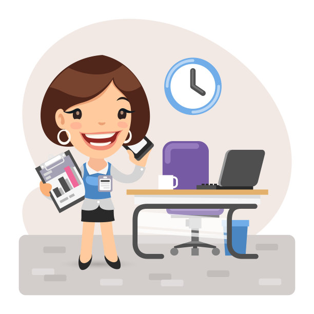 卡通商人经理图片下载