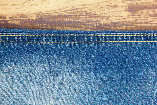 牛仔裤背景，纹理牛仔空木地板为壁纸和设计图片下载