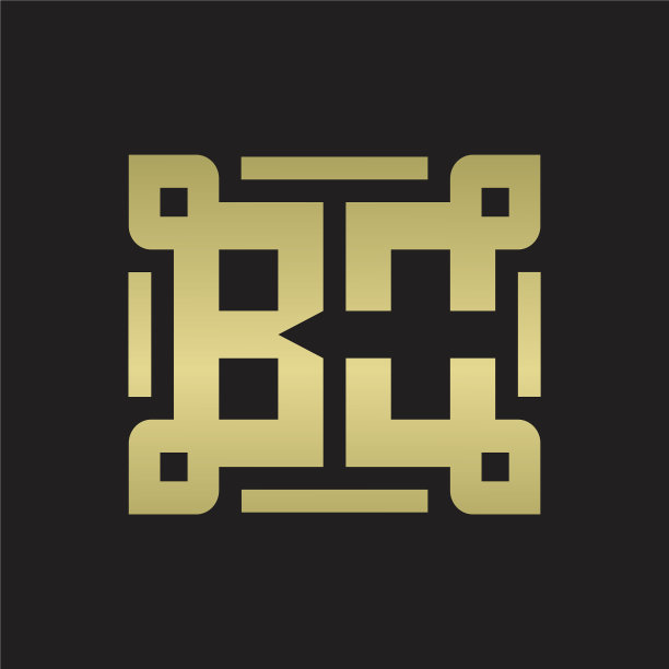 博标与片线交织艺术设计图片下载