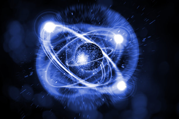 原子粒子3D插图图片下载