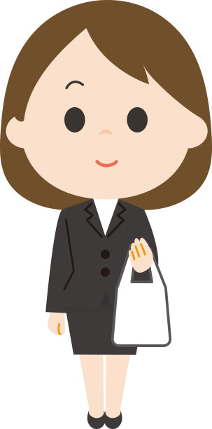 年轻的女商人拿着塑料袋。图片下载