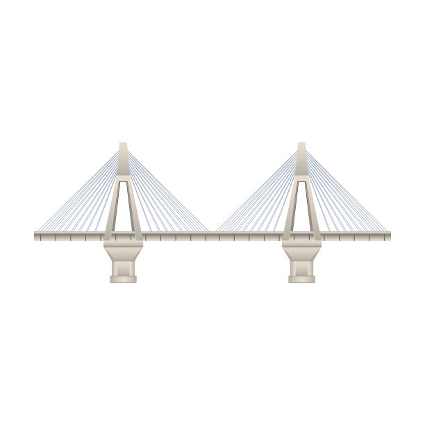 桥图标现实图标孤立图片下载