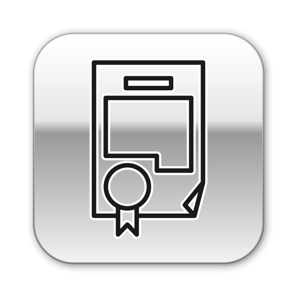 黑线表示证书模板图标隔离在图片下载