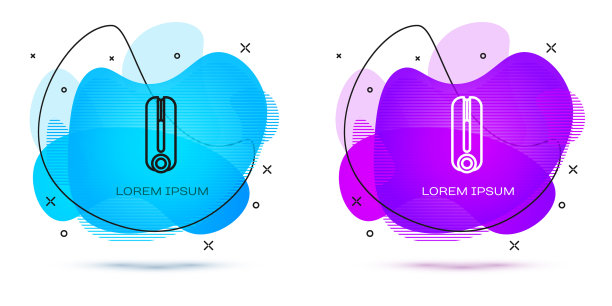 线卷发器为头发图标孤立在白色图片下载