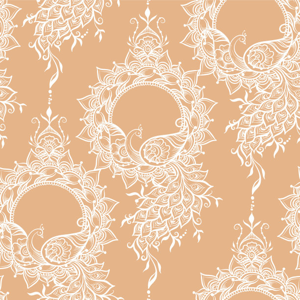 东方民族风格，迈赫迪传统印度图片下载