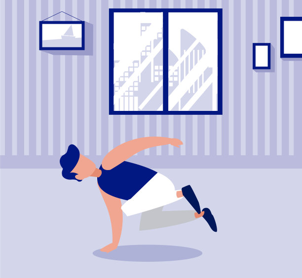 男人在家做运动图片下载