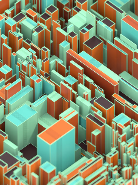 现代3d渲染数字插图的概念设计。技术背景图片下载