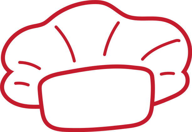 厨师帽手绘风格图标图片下载