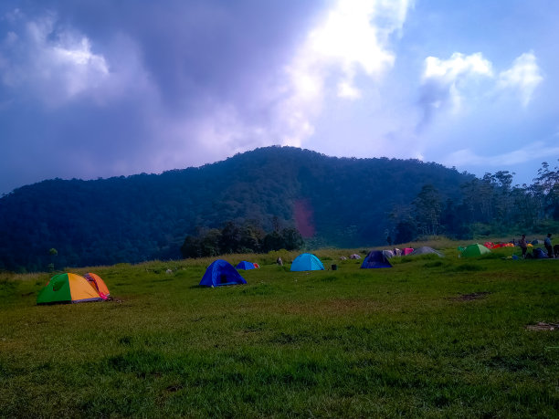 在自然界中露营图片下载